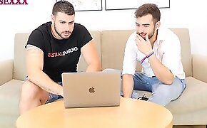 Watching porn with my gay friend - Magic Javi and Ruben Martinez