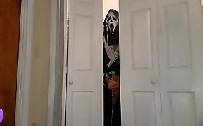 Step Son Spies On Aunt For Halloween Prank (Preview)
