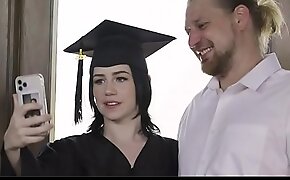 Daughter Swap - (Hazel Heart) And (Remi Jones) Just Got Ther Diplomas So They Want To Celebrate It With Daddys Dicks