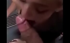 School Slut Being Shy Sucking On A Dick At The Outside The Bar