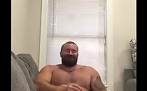 Big Dick Musclebear Jerks Huge Dick and Prepares To Cum OnlyfansBeefBeast Hot Alpha Blows Huge Load Sexy cocky hung bear muscle worship musclebull jock stud hunk beef flex pose biceps hairy