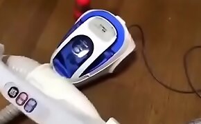 Chinese Man has his Cock sucked by Vacuum