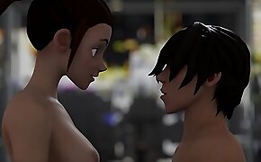 ADULT TIME Hentai Sex School - Step-Sibling Rivalry