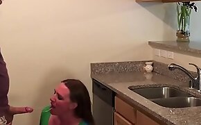 Anal Surprise for Pregnant Milf in Kitchen Step Mother and Son Taboo - BunnieAndTheDude