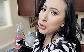 Horny MILF stepmom wants again to be fucked by a stepson