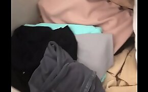 Spying on sister in-laws panties and bras at her house in her bedroom  Spied twice in one day  Part 1