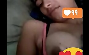Beautiful India girl selfie sex video