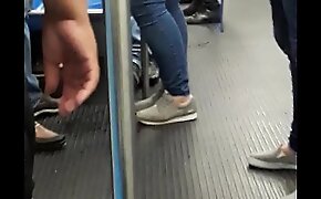 Coxuda gostosa no metro