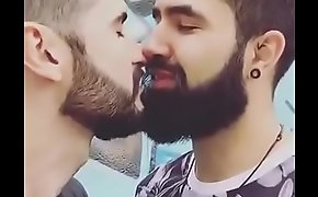 Passionate gays kissing and xxx  romantic fuck