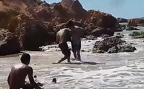 Venezolanos calientes en La Playa