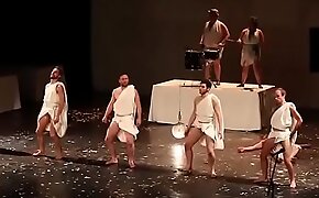 Men dancing with their penis