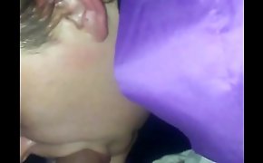 My sister sucking me while passed out