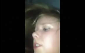 White teen rides bbc in car