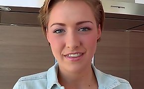 Shorthaired bigdick devoted legal age teenager facialized