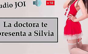 JOI audio español - La doctora te presenta a Silvia 