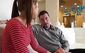Stepdaddy Teaches Daughter Molly Manson How To Behave