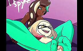 Pearl and Marina Footjob