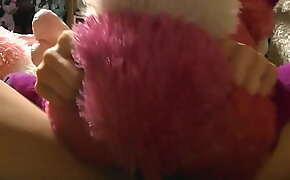 Plush Pink Sassy Fox Play