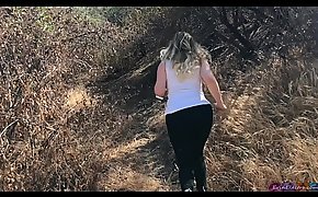 Shooting_ blonde creampie'd overwrought personal trainer outdoors