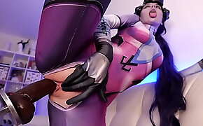 Widowmaker use fuckmachine and real cock