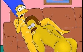 Simpsons porn spoof