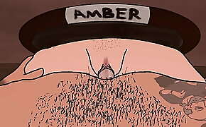 Amber's First Gloryhole (Animated)