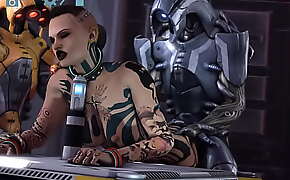 Jack gets caught by the geth (SFM Nervaanims Mass Effect)