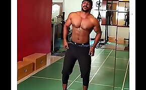 Gay Desi indian gym strip