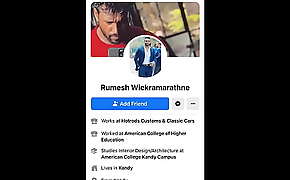 Rumesh Wickramarathne kandy sri lanka short dick