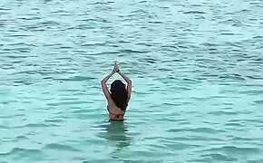 Disha Patani Water Yoga