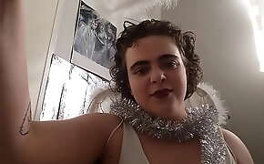 Dylan Darkk wishes you Happy Holidays in dress up (FTM transgender)