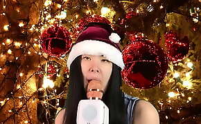 Alexandria Wu stars in Sexy ASMR Christmas Edition