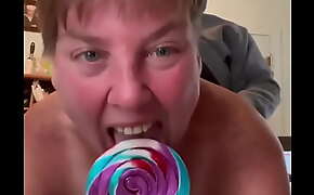 Licking Lollipop