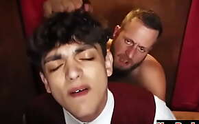Catholic Twink bred in the confessional- YESPadre xxx video 