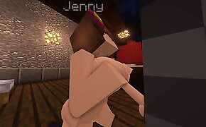 Minecraft Sex Mod: Jenny - Boobjob