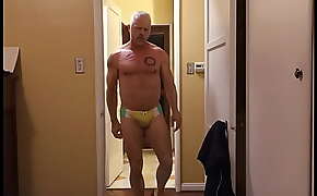 LA Dave gets hard in underwear 2013 teaser