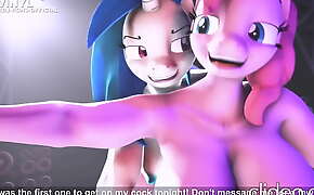 Vinyl films pinkie while fucking her
