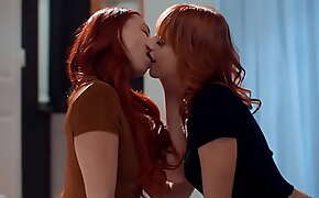 Redhead ex lesbian gfs kiss n lick pussy