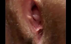 Hairy pussy fart