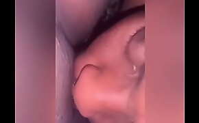 Sucking huge clit pussy