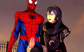 Princess Lucina and Spider-man
