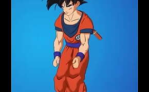 Goku hitting the griddy