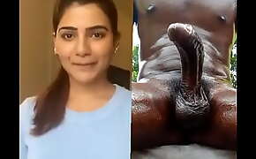 Tamil actress Samanthan watching my cock funny video