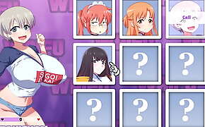 Waifu Hub [Hentai parody game PornPlay ] Ep.4 Asuna Porn Couch casting - first orgasm as I bite her pink nipples hard