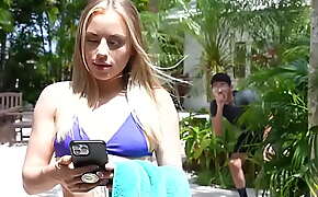 PervedFamily xxx video  - Took pictures of my stepsister tanning lol