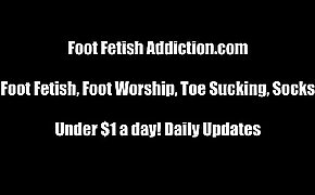 You are a total foot fetish freak arent you