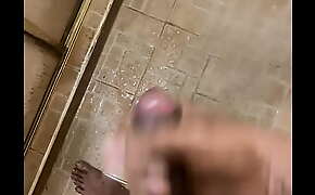 Stroking my cock in the shower. Trinidad
