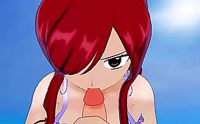 Sex with Erza Scarlet from Fairy Tail