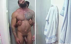 Play nipples in the shower real hidden cam