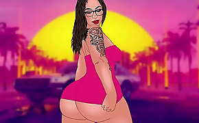 Big asses like these you have to jerk off to. Blah gigi and Woe Alexandra in a big ass booty cartoon parody mash up
